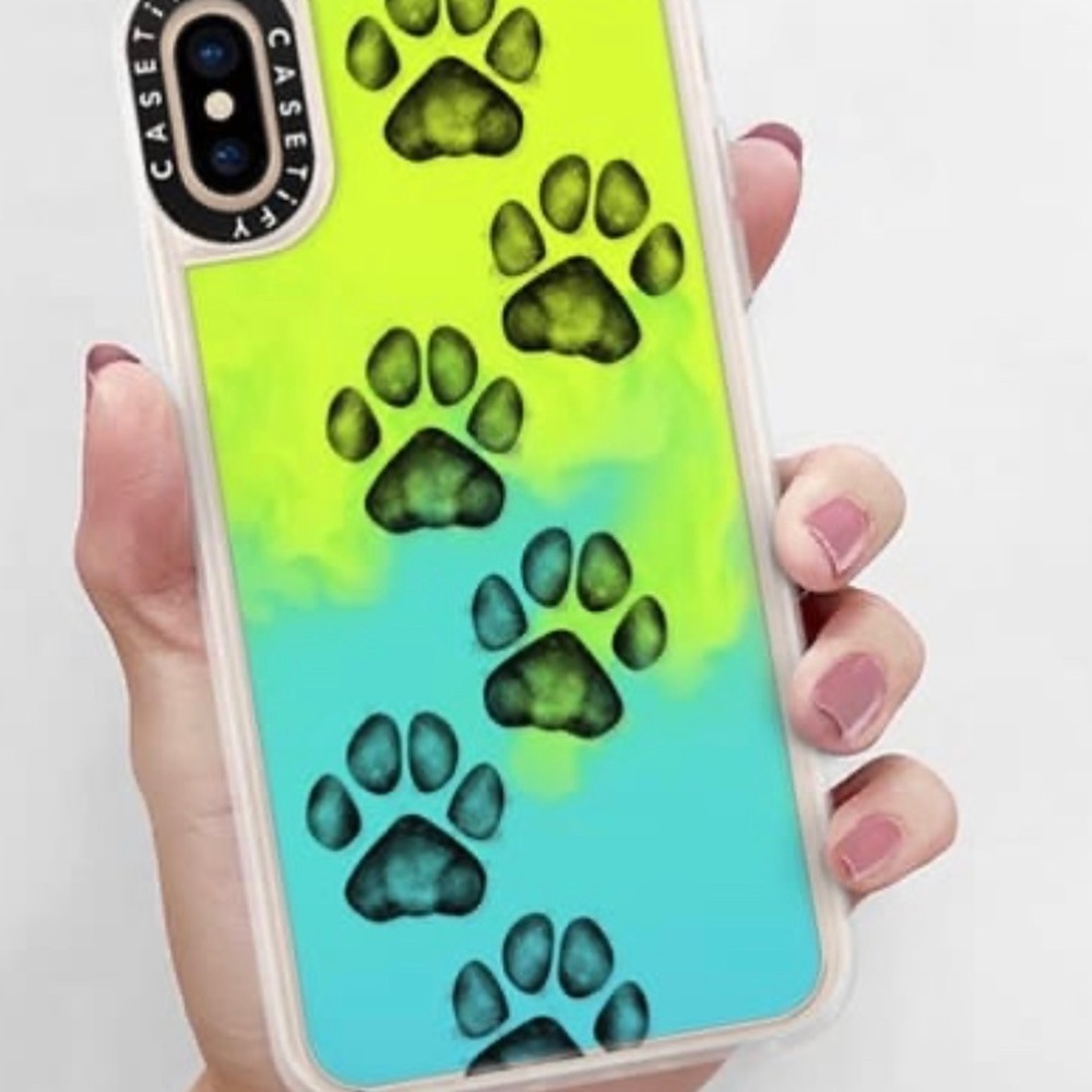 PROTECTIVE iPhone X/Xs paw neon waterfall case